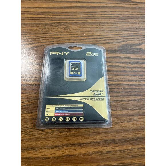 PNY Optima Ultra High-Speed 2GB flash memory card NWT - Picture 1 of 3